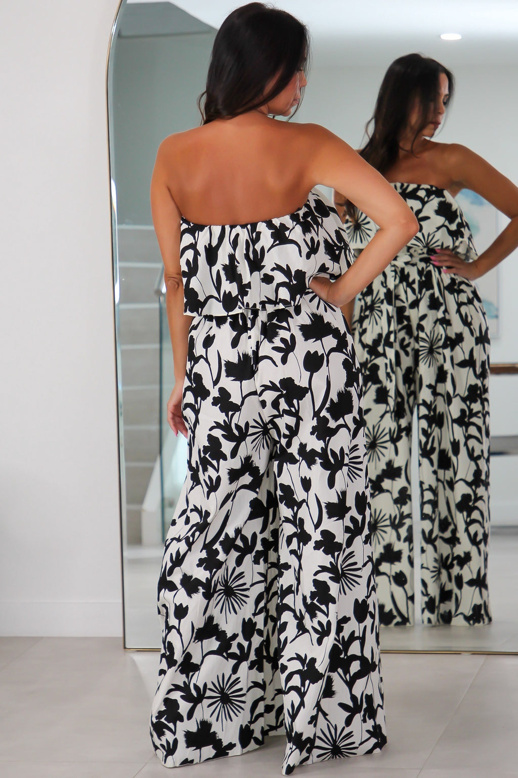 91999 Tube Belted Jumpsuit