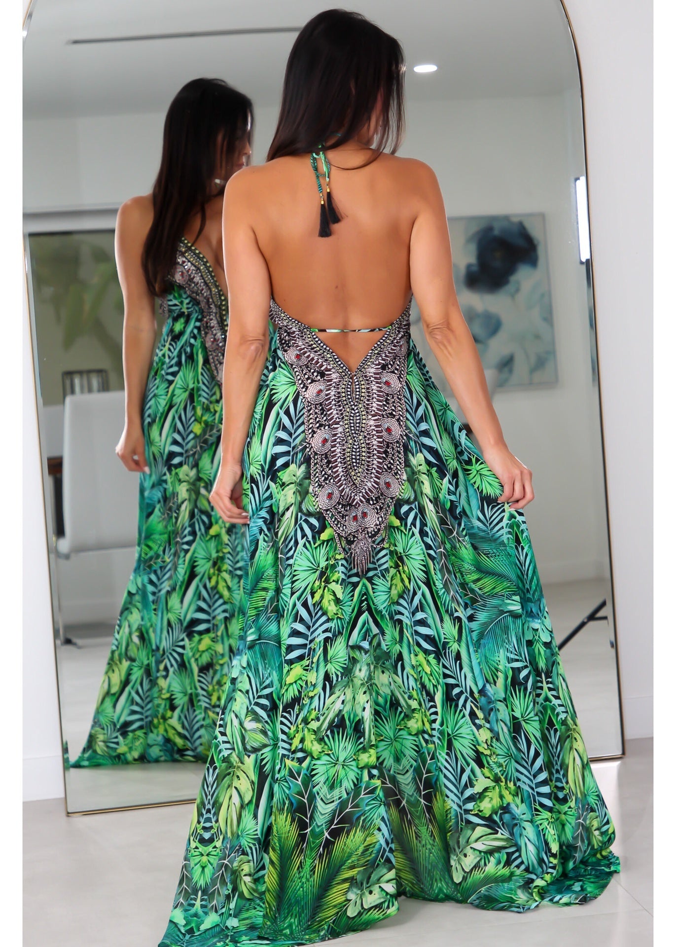 4003 Multi Color Stone Dress