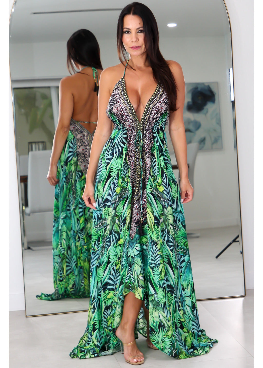 4003 Multi Color Stone Dress