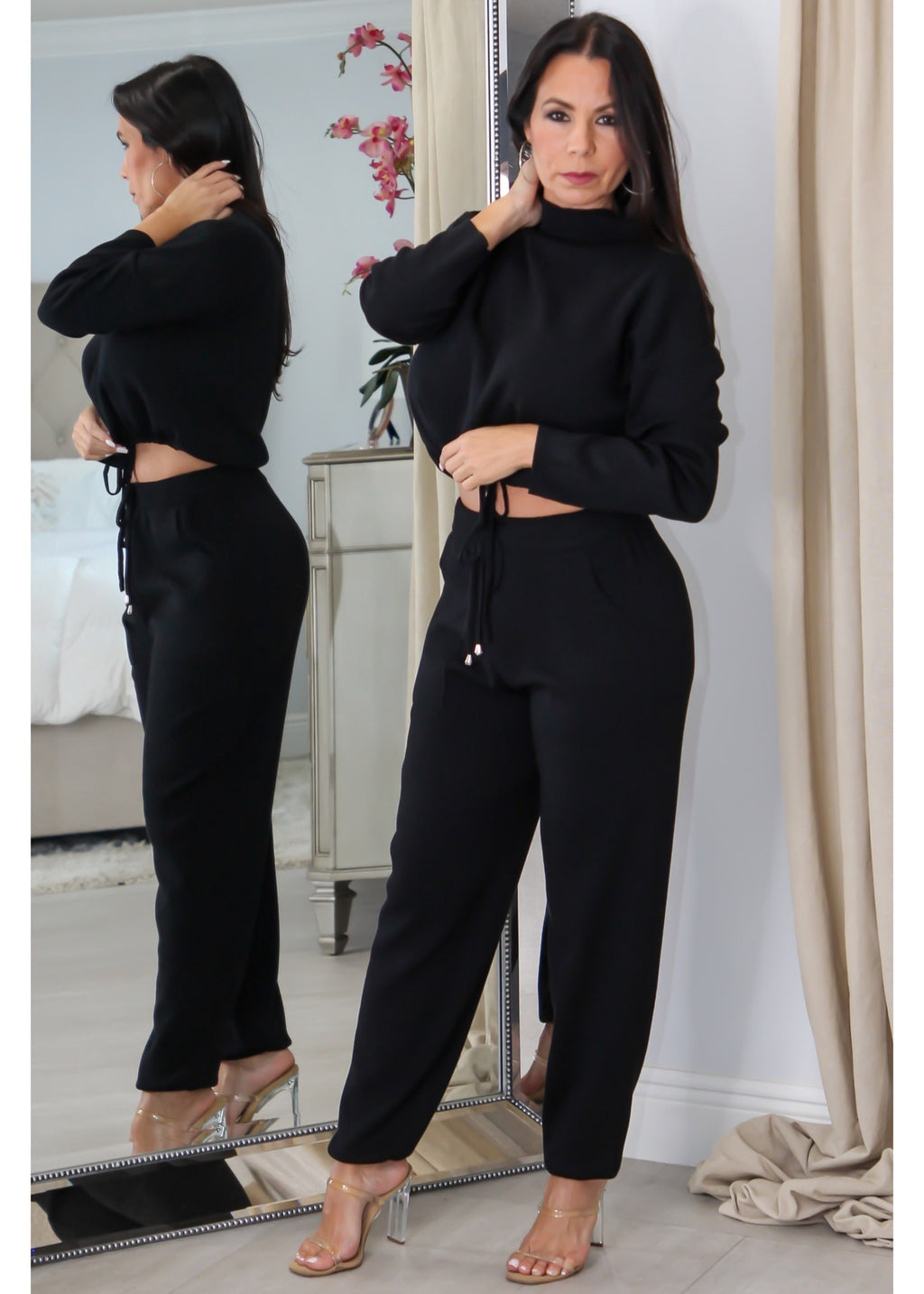066 Light Knit Jogger Set