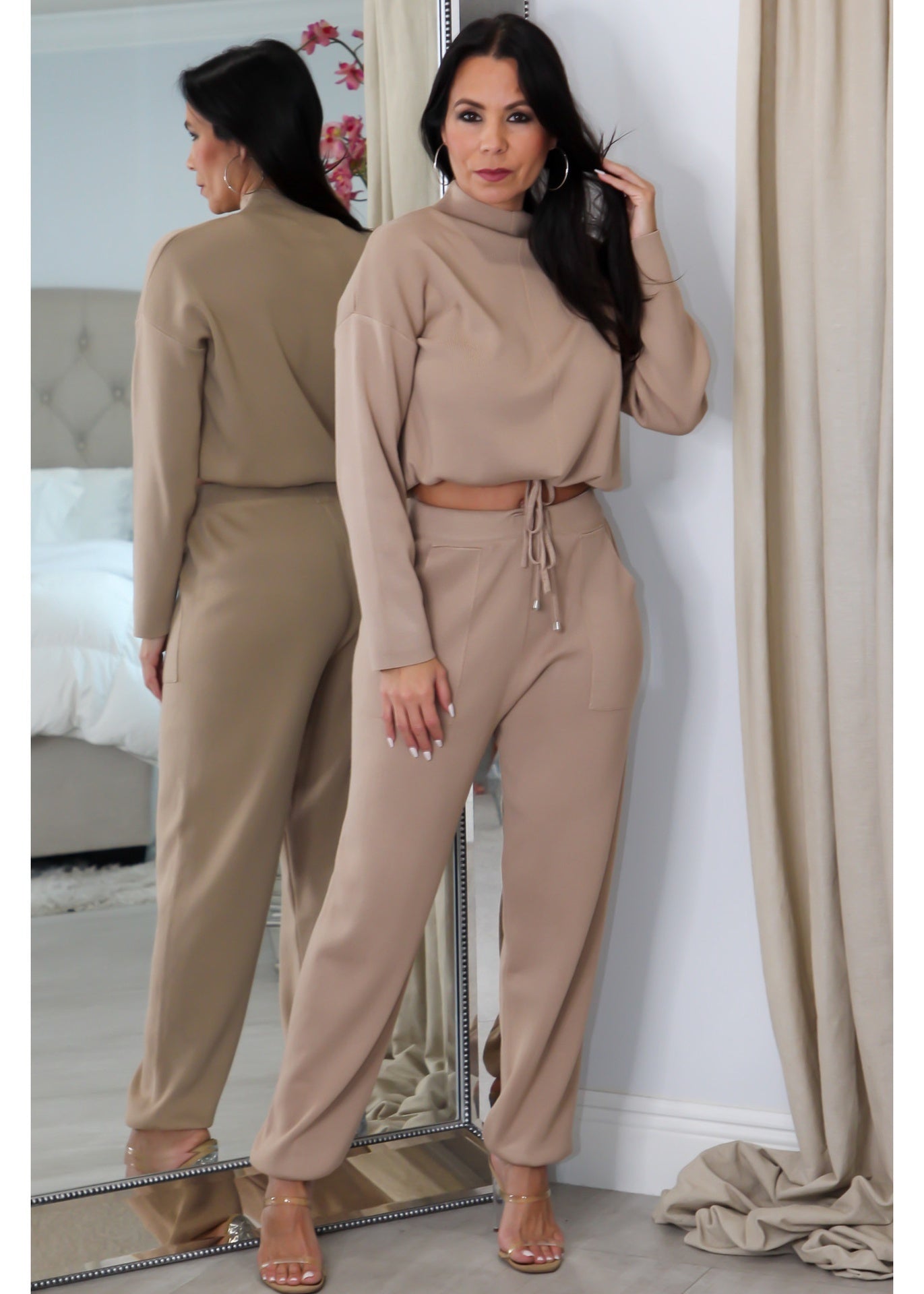 066 Light Knit Jogger Set