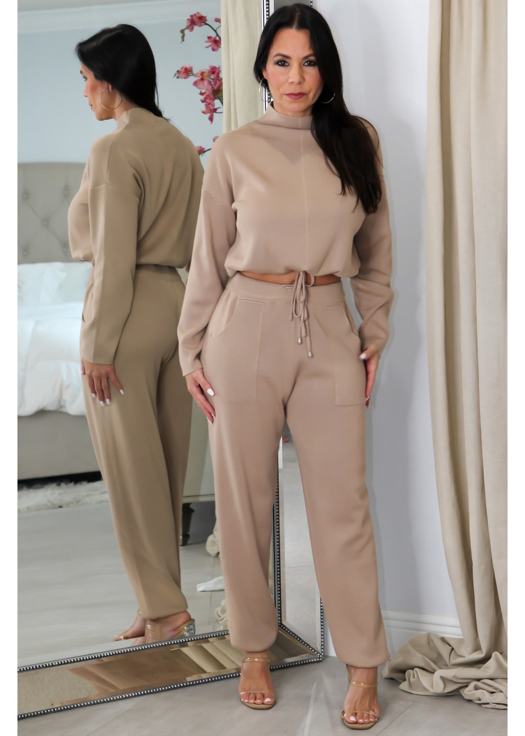 066 Light Knit Jogger Set