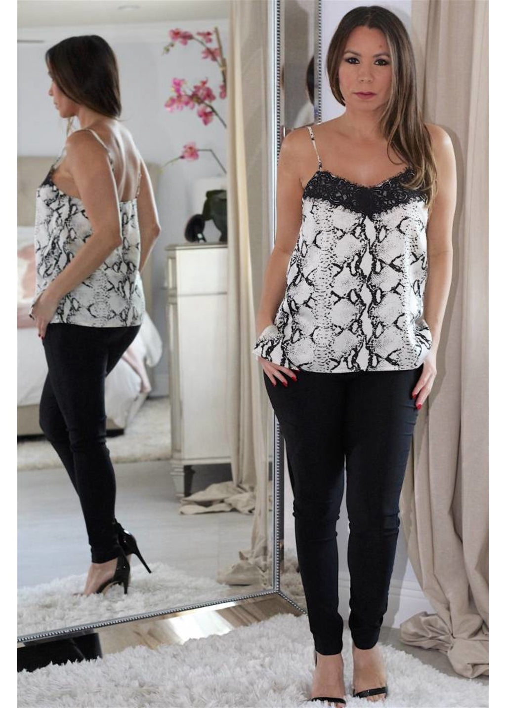 30548 Snake Print Top