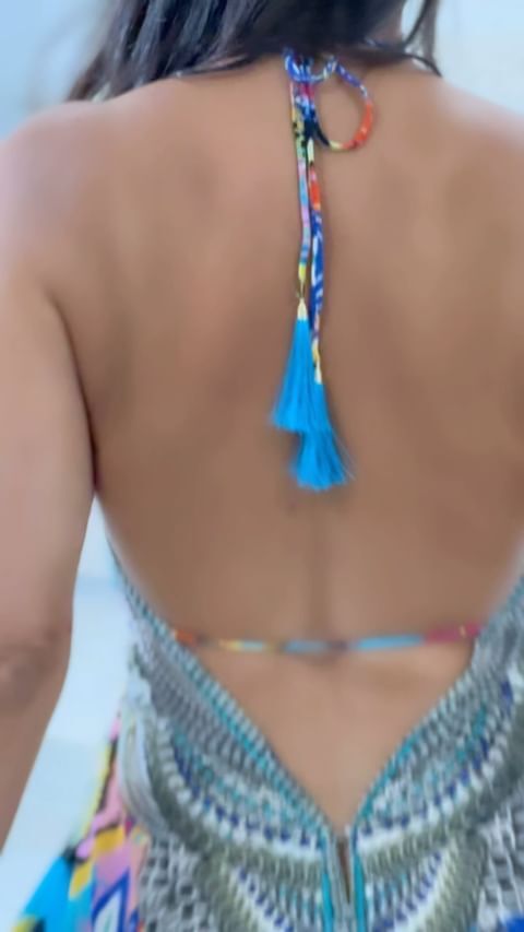 4087 Multi Color Stone Dress