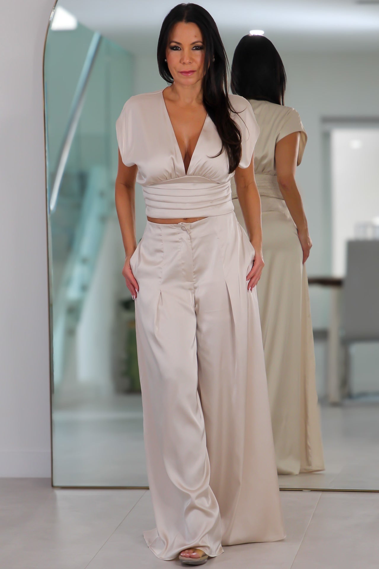 61000 Wide Leg Pant Set