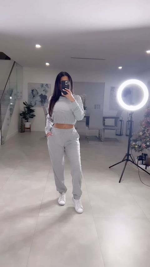 3398 Elastic Waist Pullover & Joggers Set