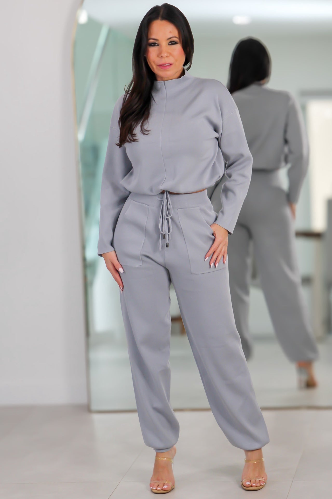 066 Light Knit Jogger Set
