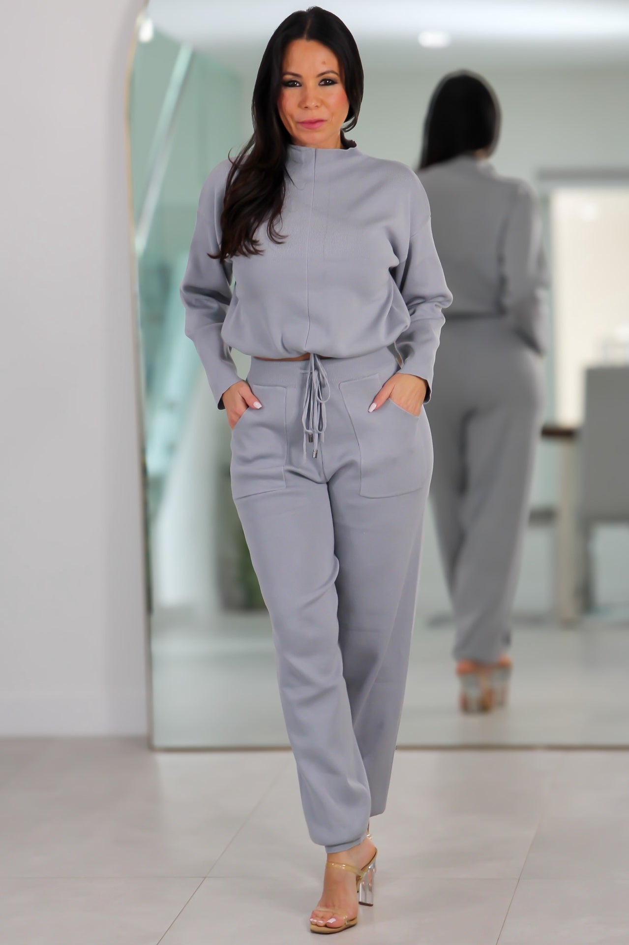 066 Light Knit Jogger Set