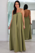 051 SPGT Long Dress With Deep Back