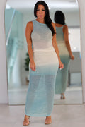 4617 Mermaid Lagoon Ombre Skirt Set