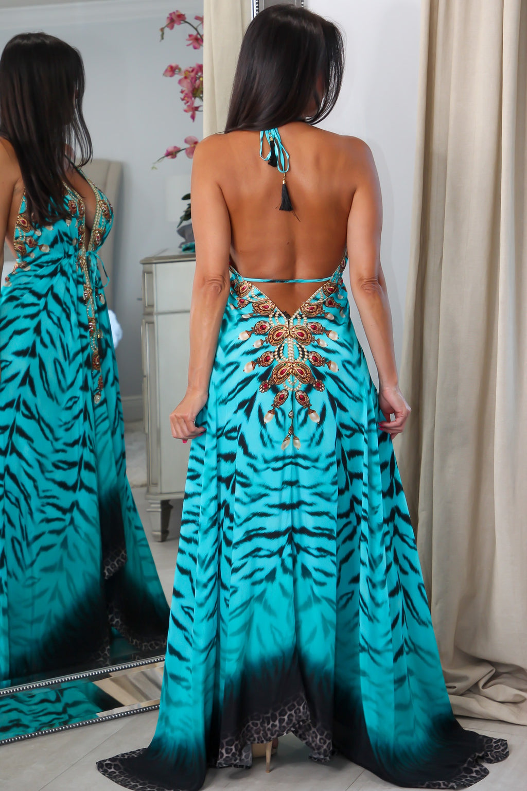 2100 Multi Color Stone Dress