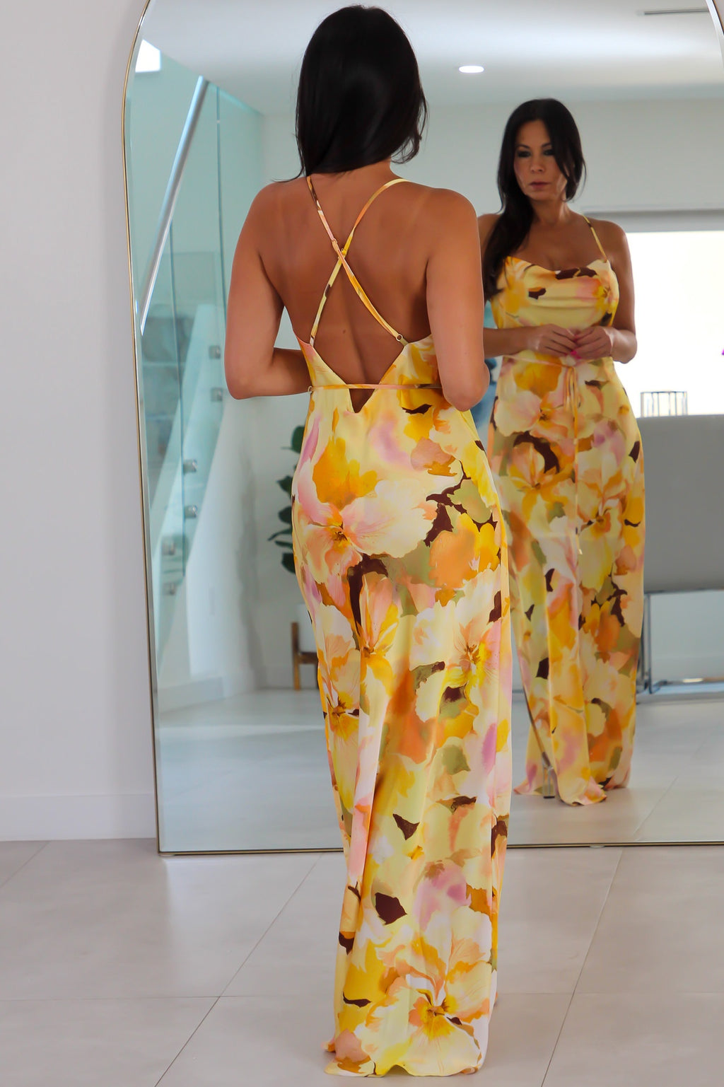 30813 Golden Glow Maxi Dress