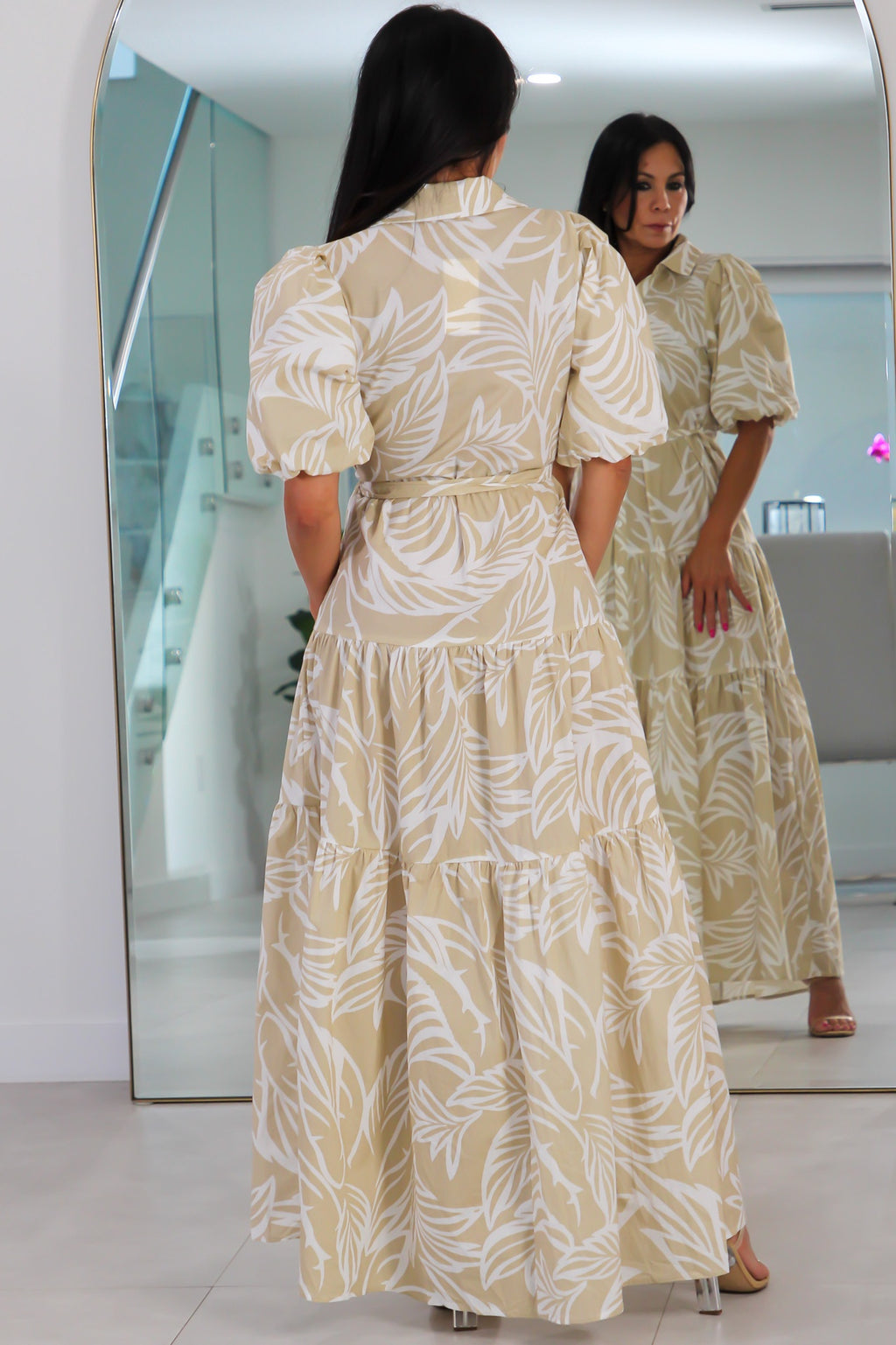 1875 Palm Oasis Maxi Dress