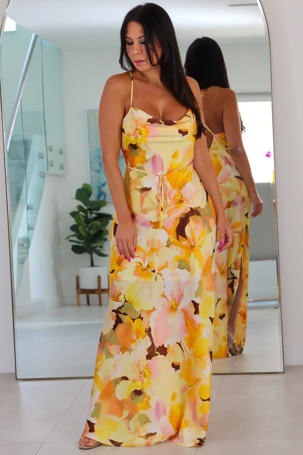 30813 Golden Glow Maxi Dress
