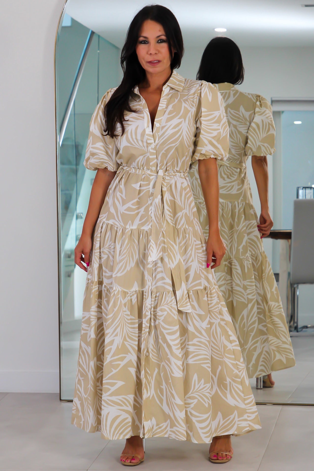 1875 Palm Oasis Maxi Dress