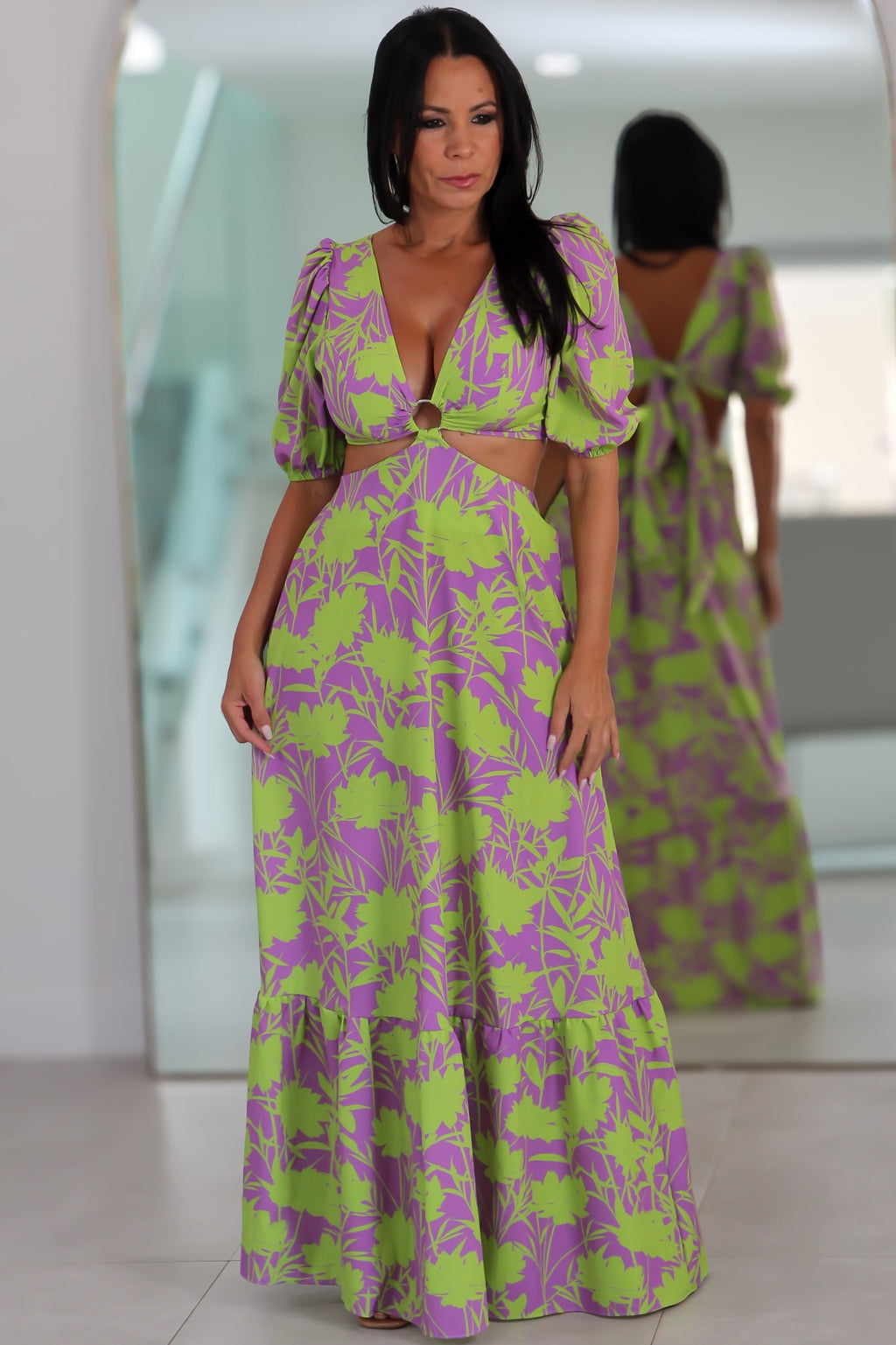 20540 Cali Sunset Maxi Dress