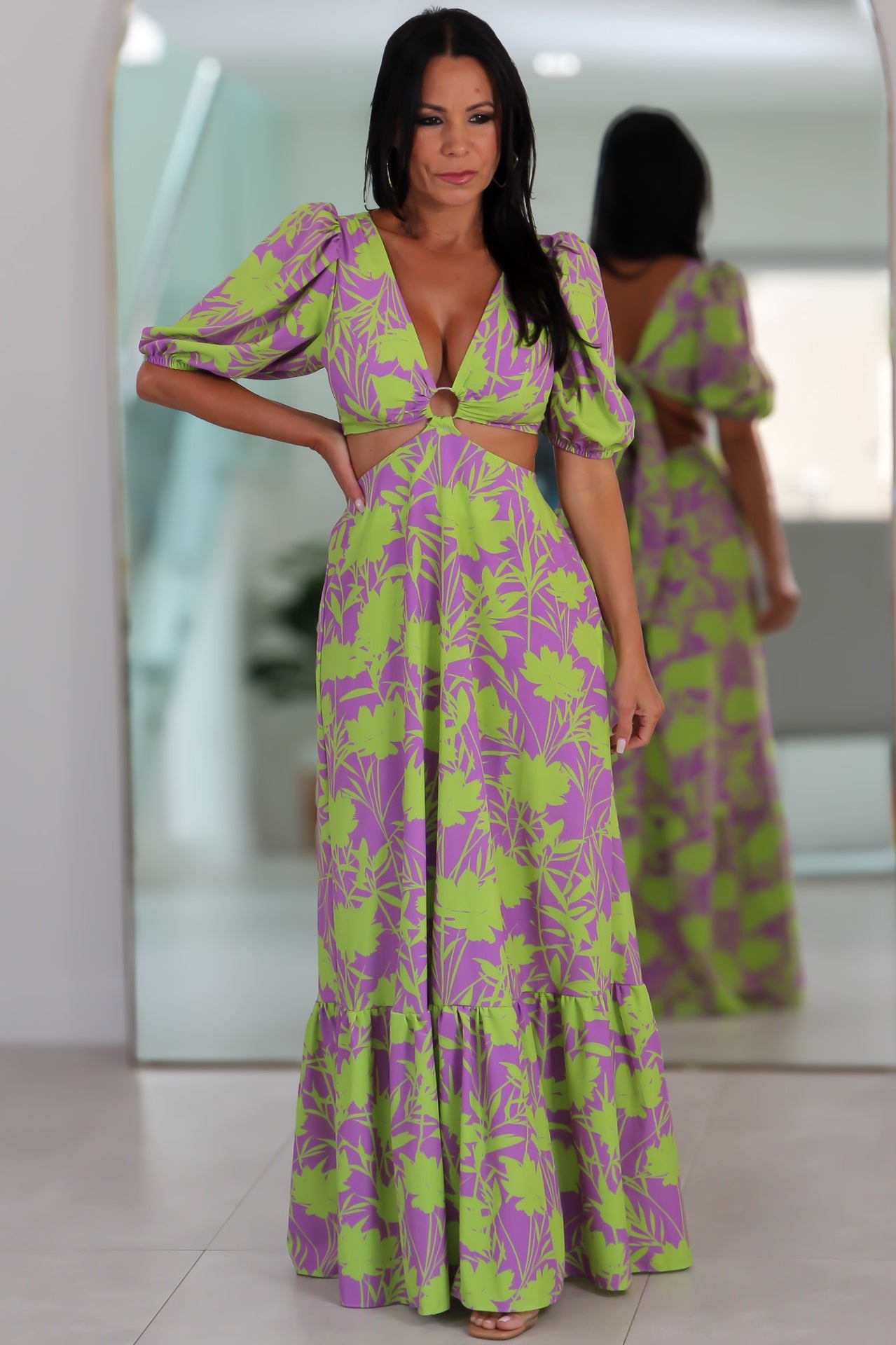 20540 Cali Sunset Maxi Dress