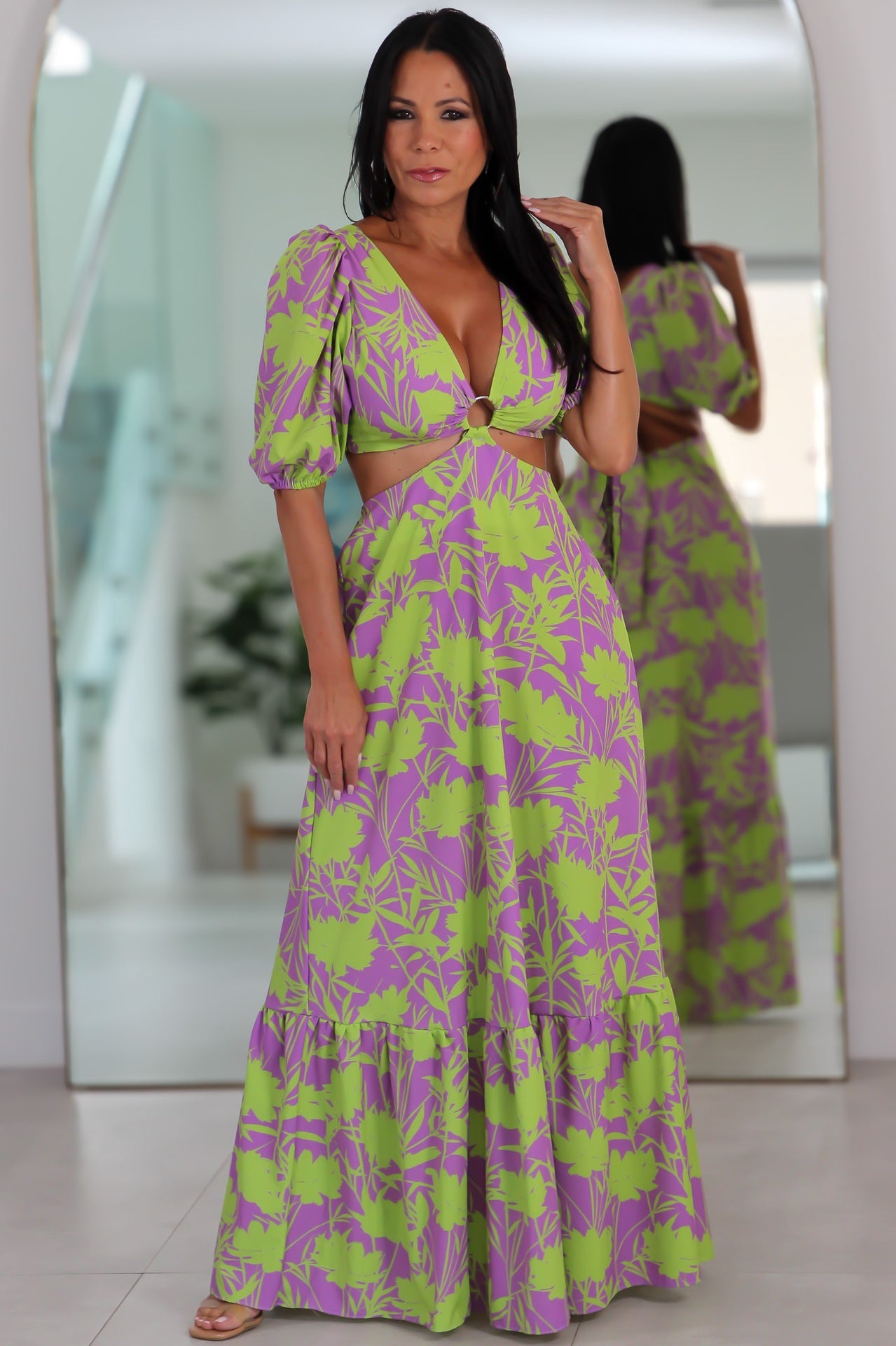 20540 Cali Sunset Maxi Dress