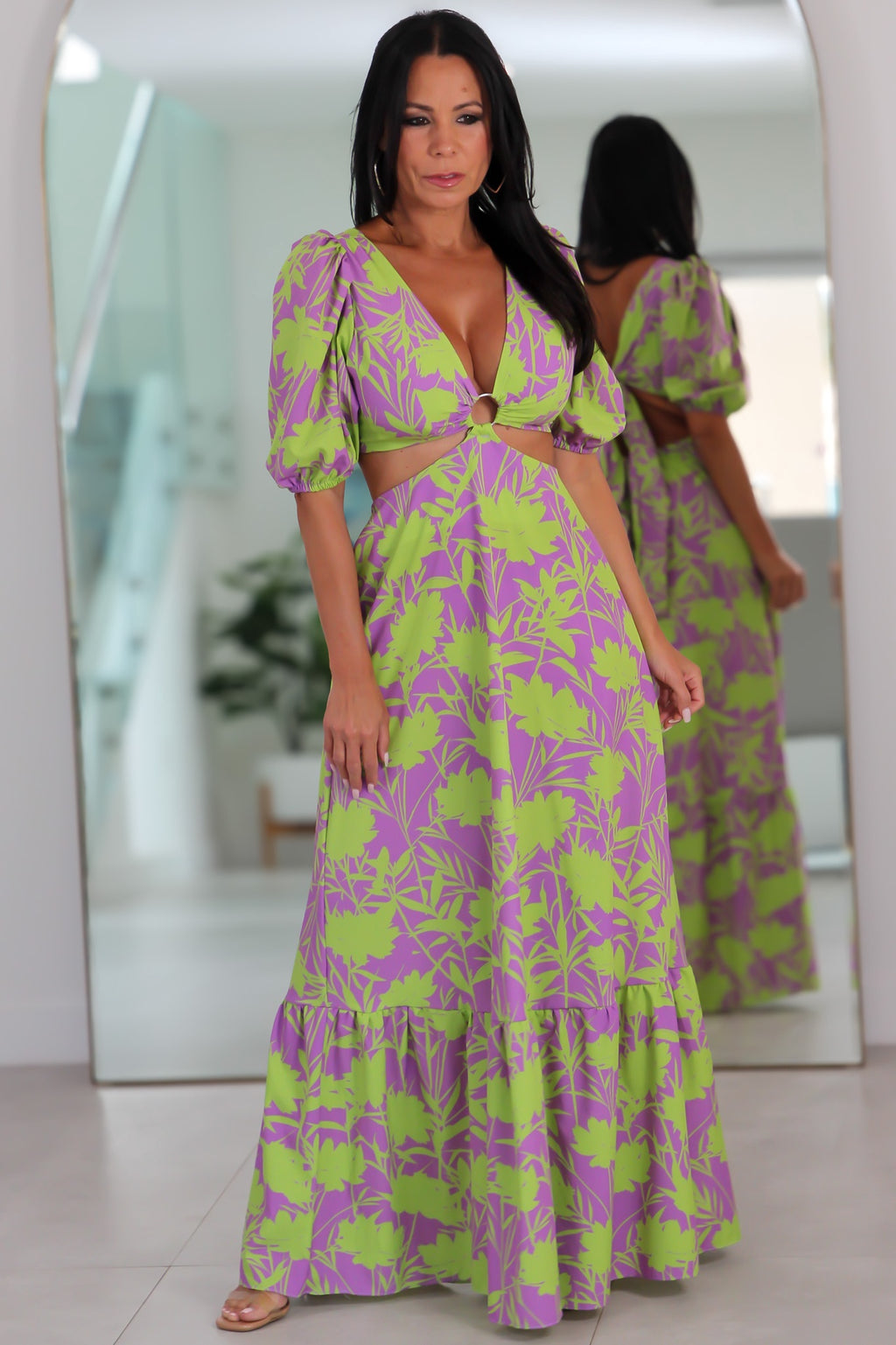 20540 Cali Sunset Maxi Dress