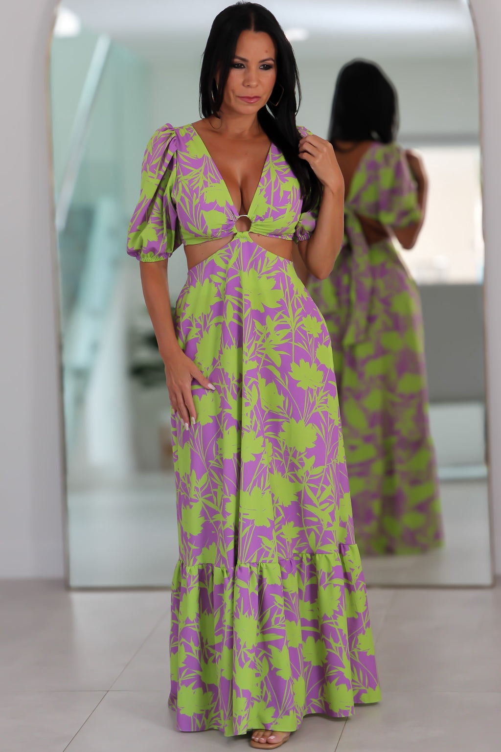 20540 Cali Sunset Maxi Dress