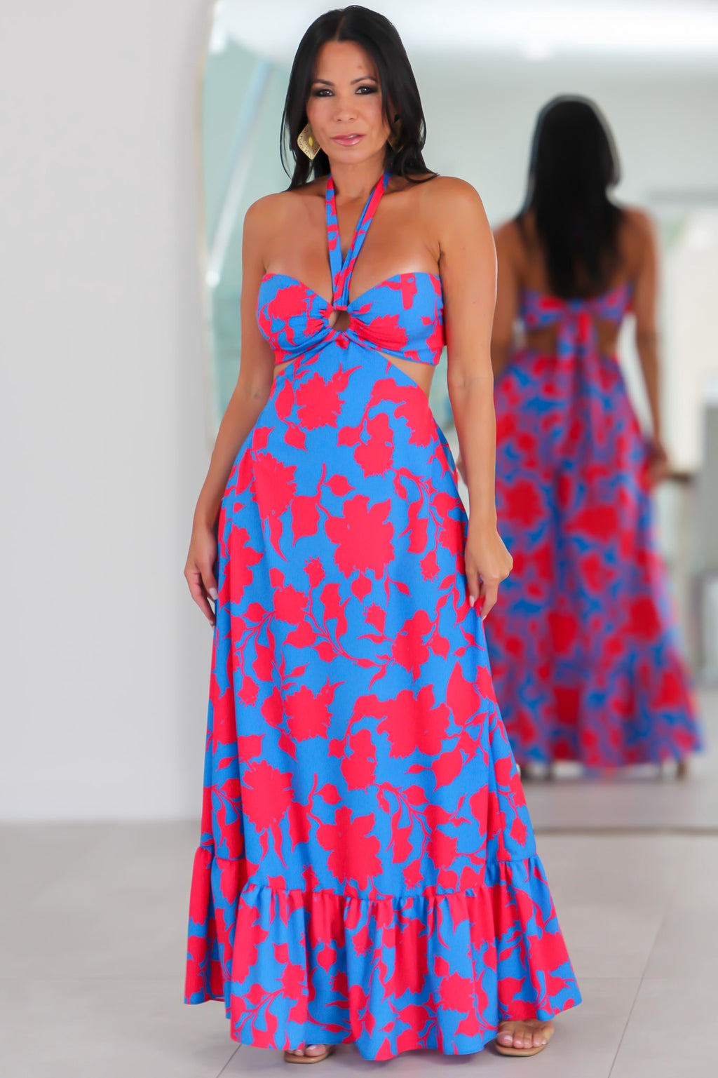 20470 Cartagena Breeze Halter Dress