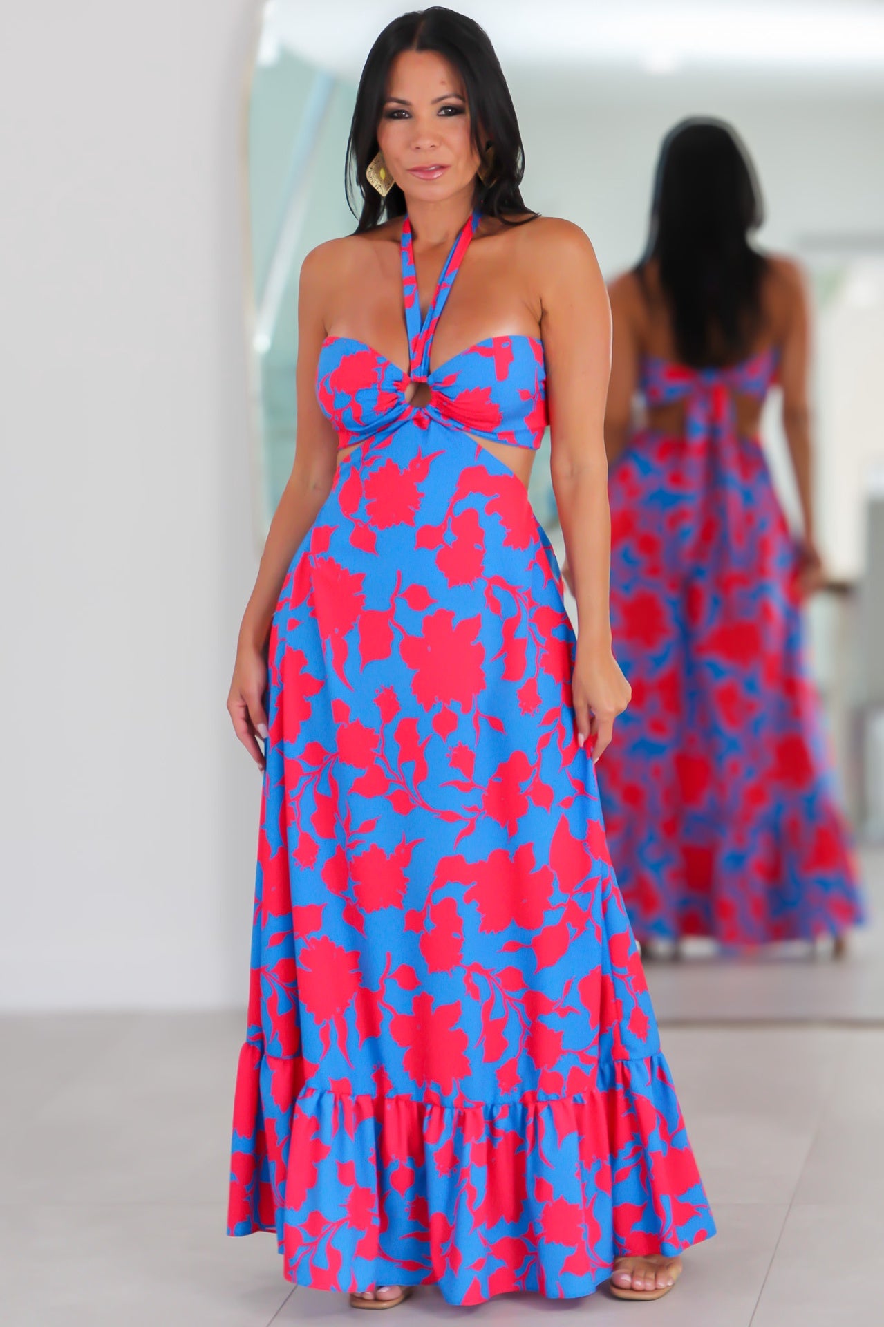 20470 Cartagena Breeze Halter Dress