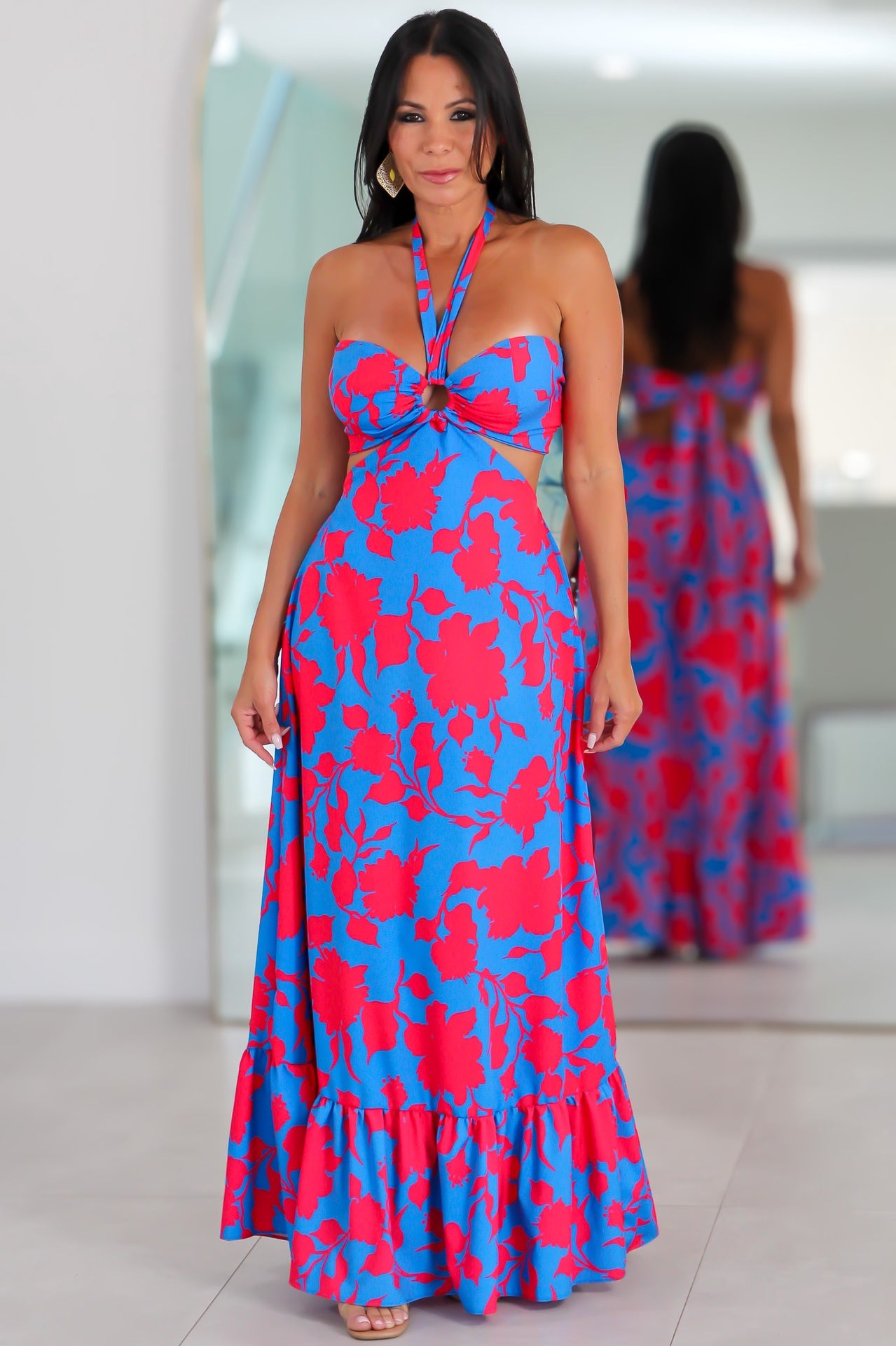20470 Cartagena Breeze Halter Dress