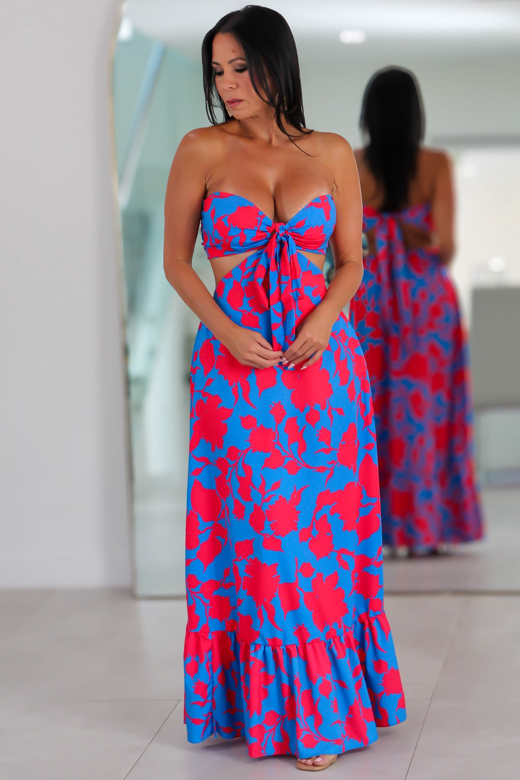 20470 Cartagena Breeze Halter Dress