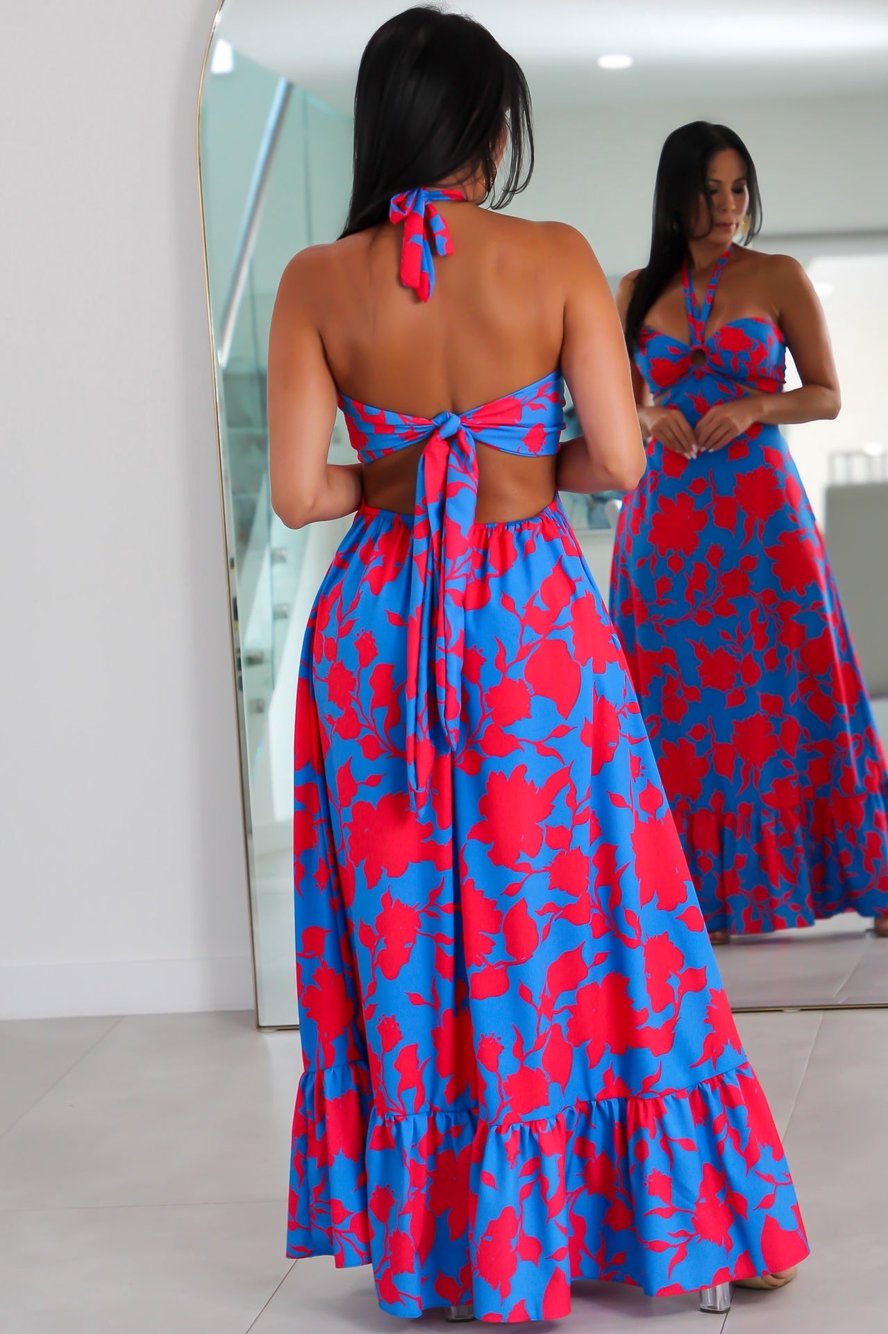 20470 Cartagena Breeze Halter Dress