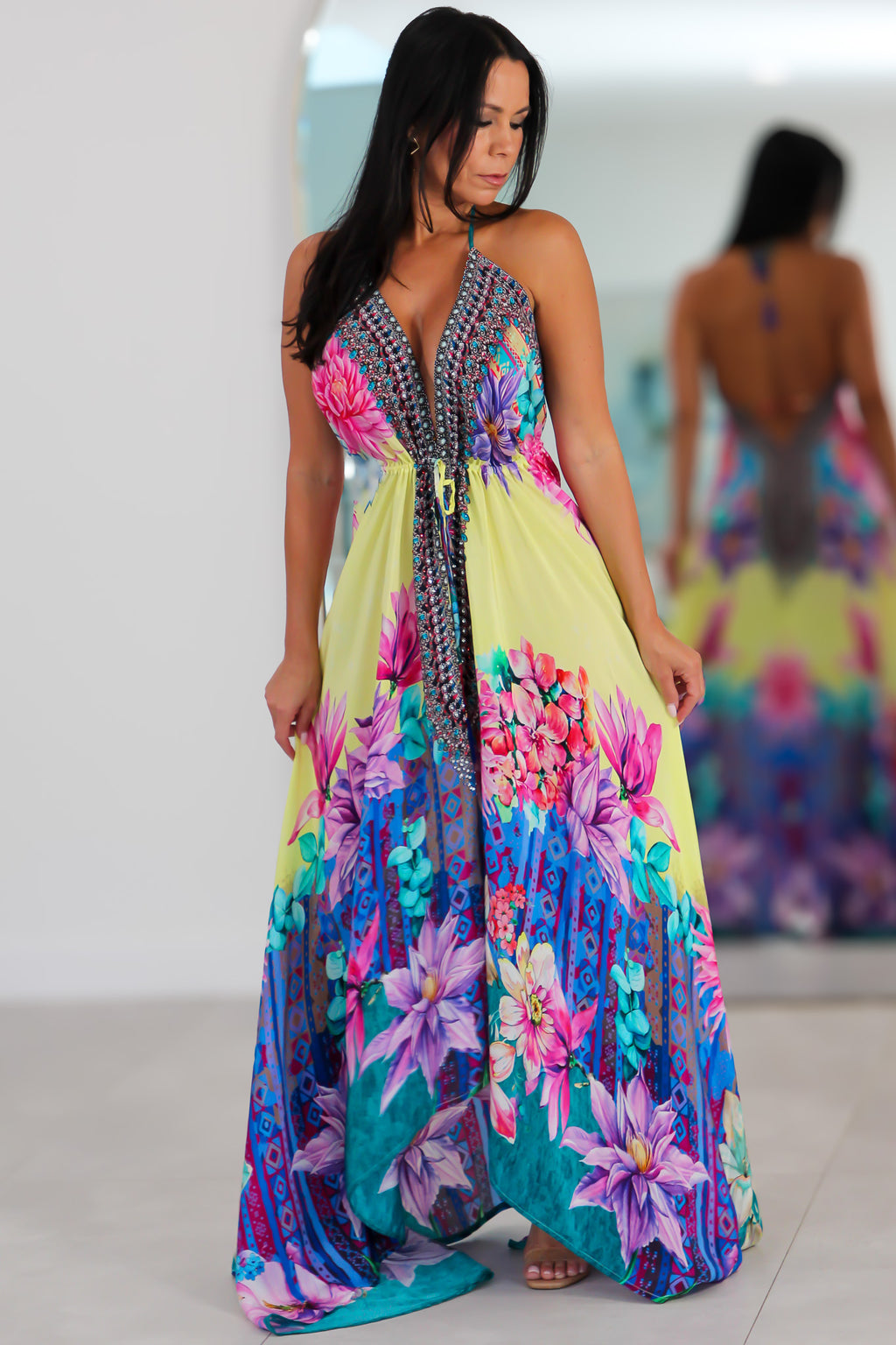 5031 Multi Color Stone Dress