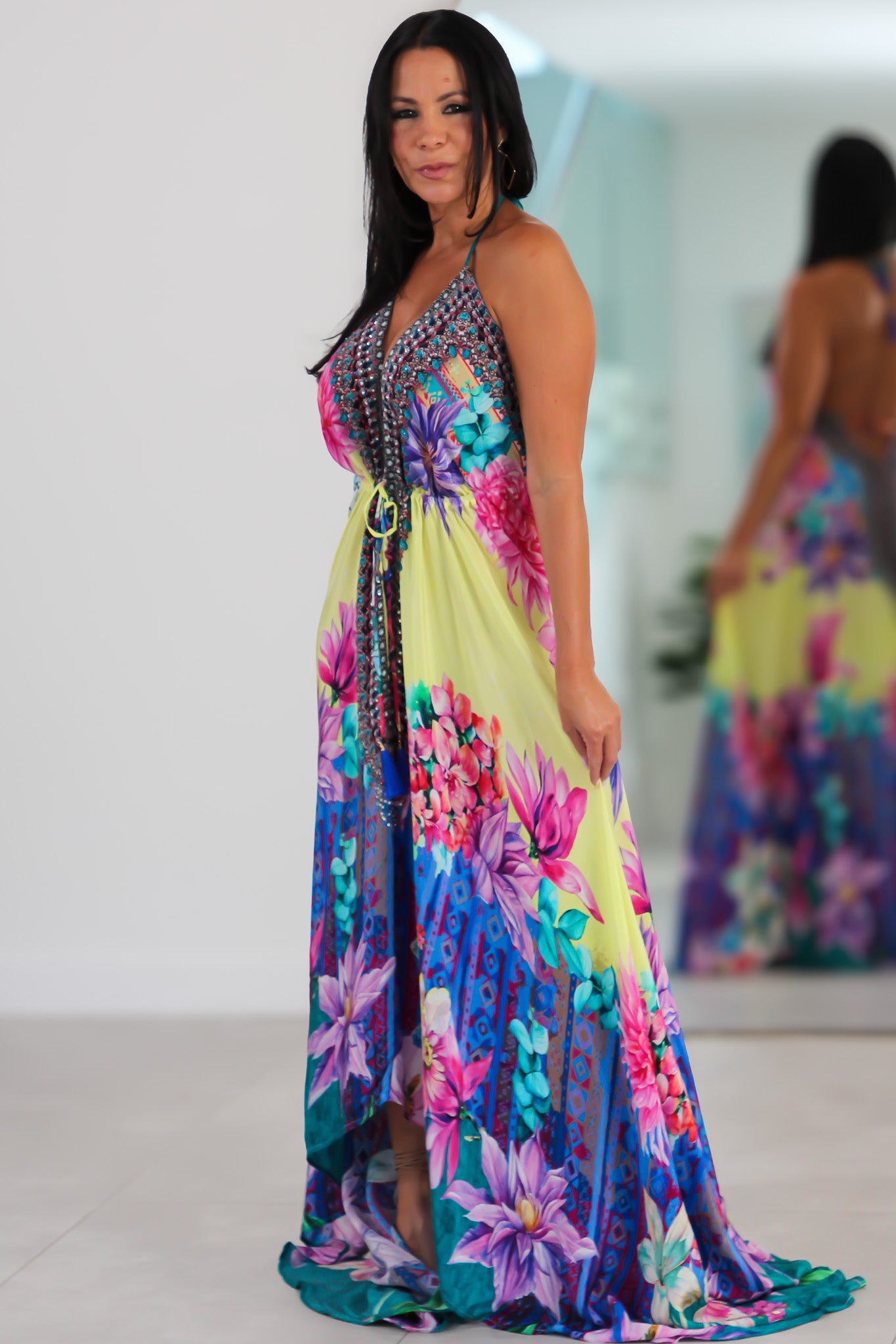5031 Multi Color Stone Dress