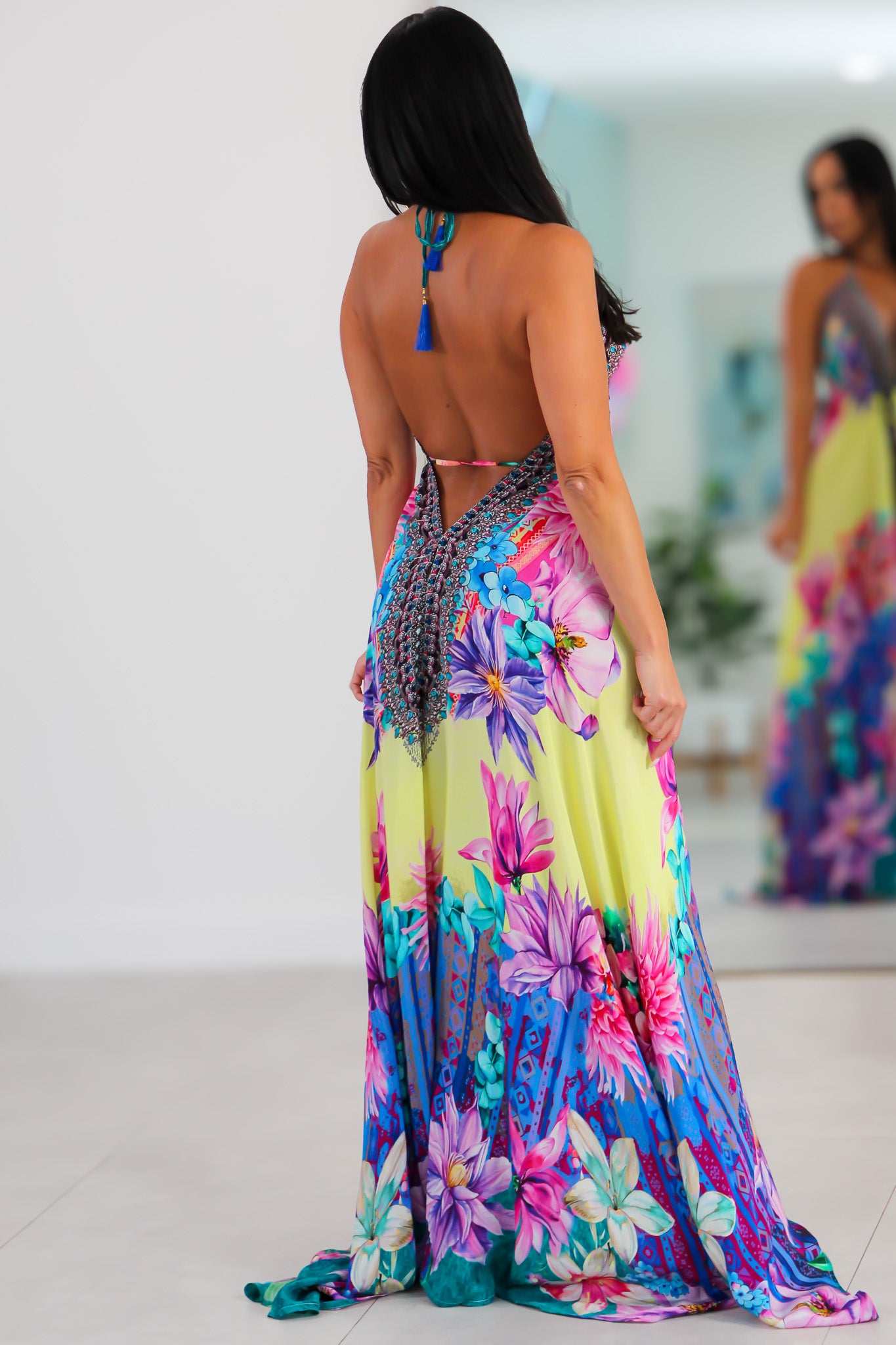 5031 Multi Color Stone Dress
