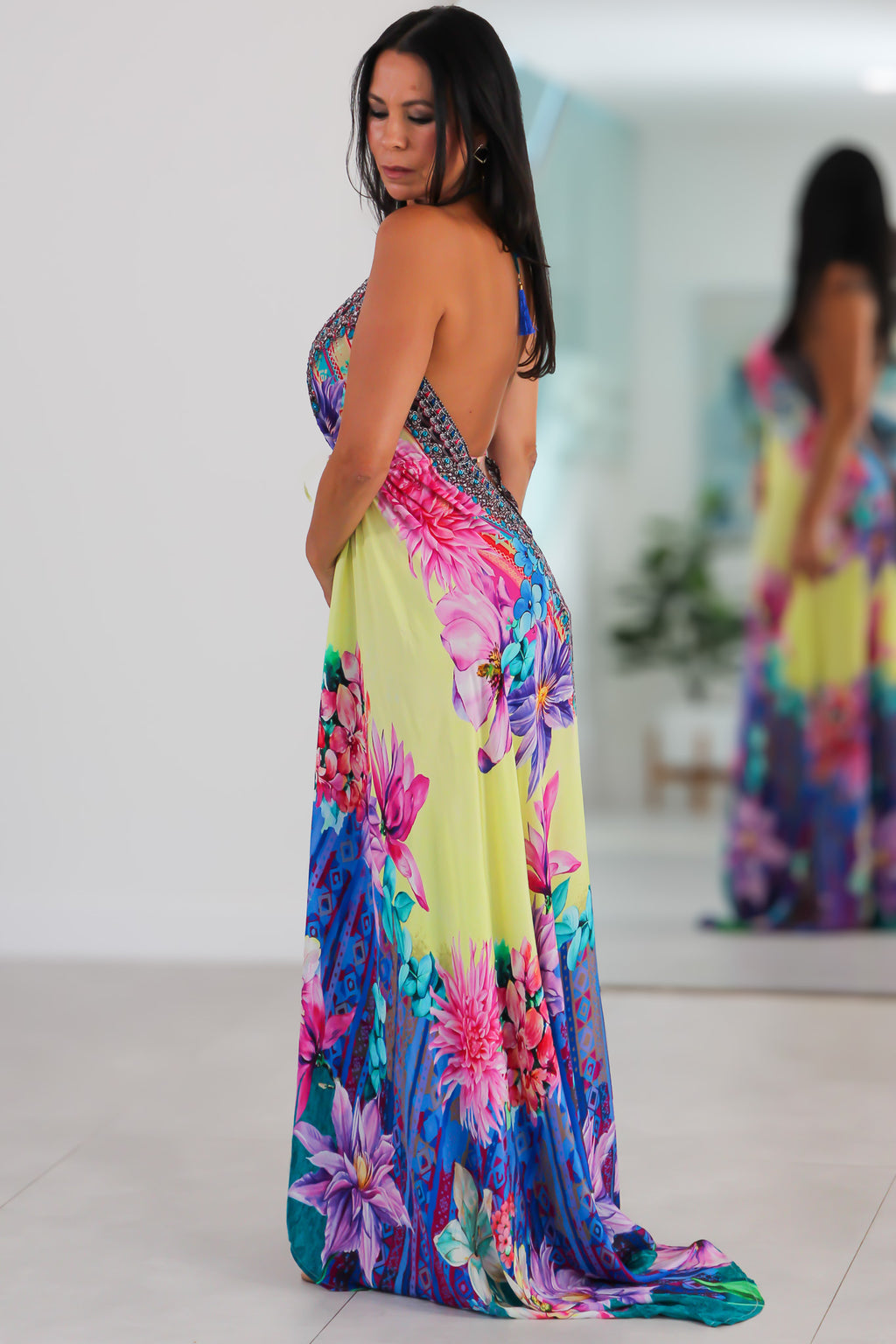 5031 Multi Color Stone Dress