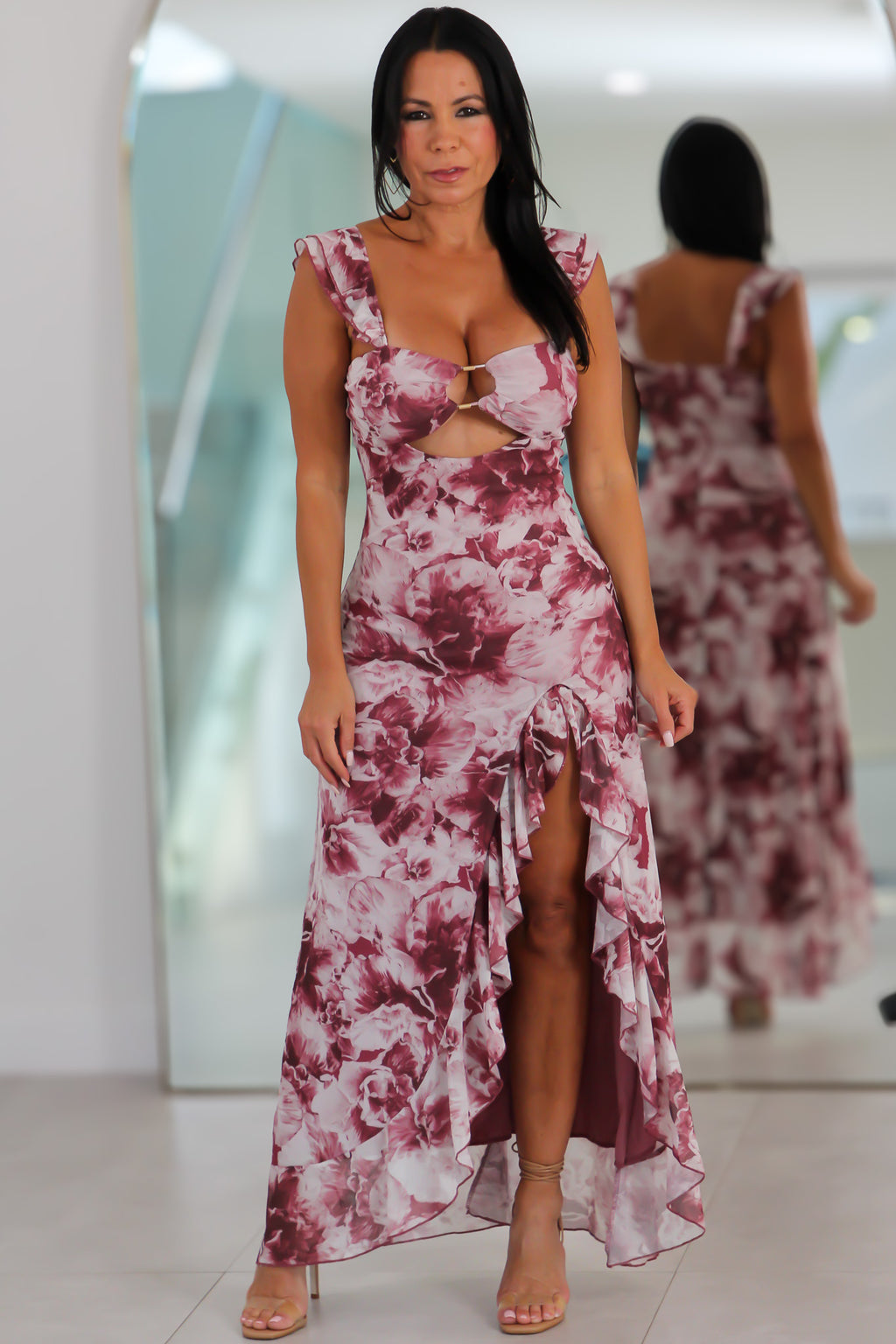 40492 Wine Whispers Maxi Dress