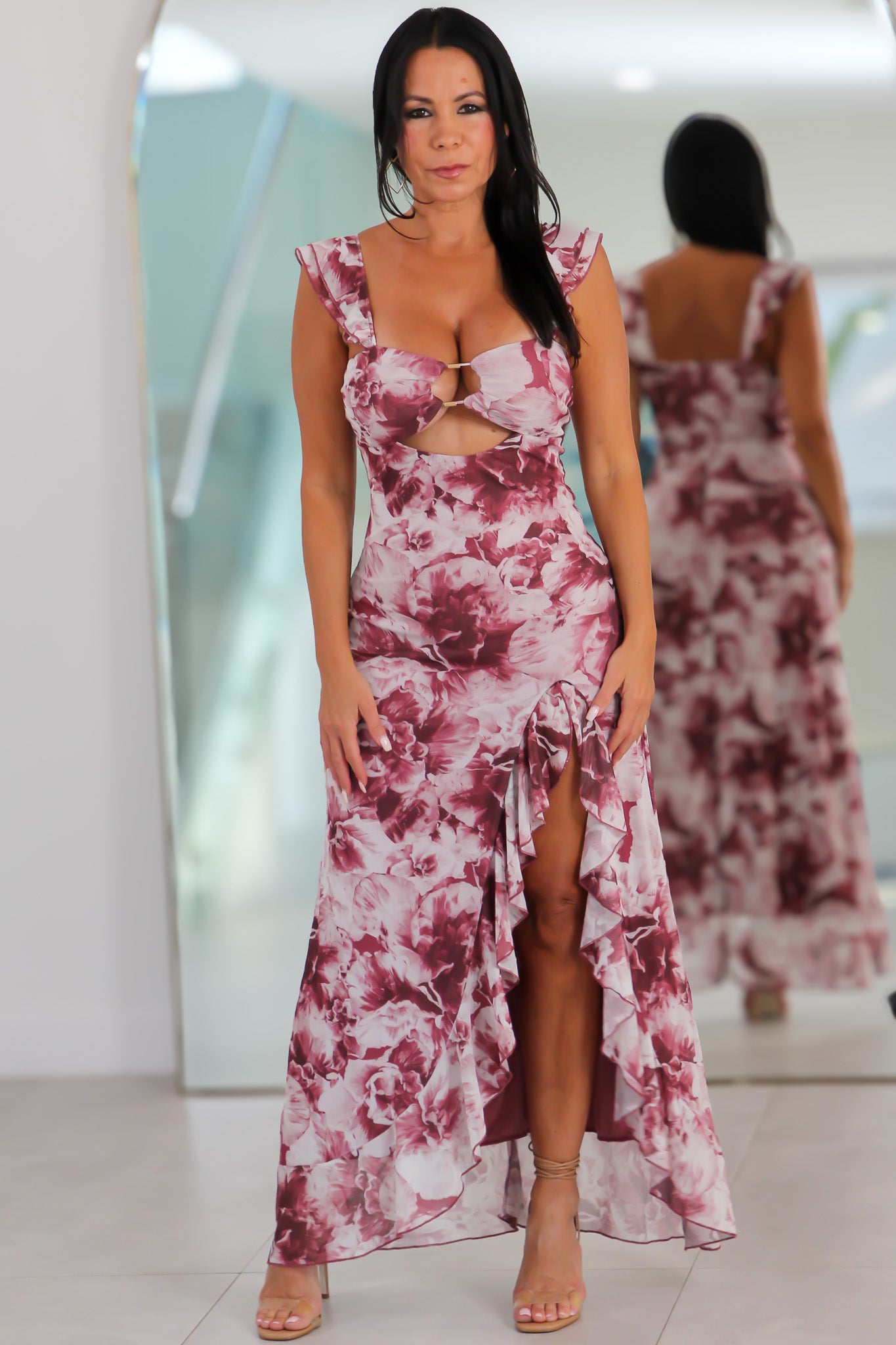 40492 Wine Whispers Maxi Dress