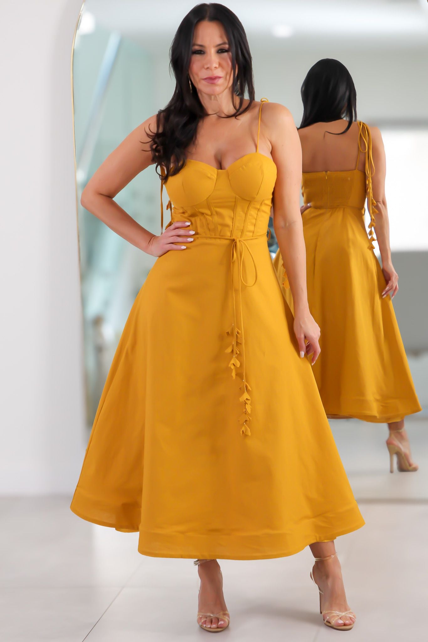 1003 Golden Hour Midi Dress - Small 1003 Golden Hour Midi Dress - Small