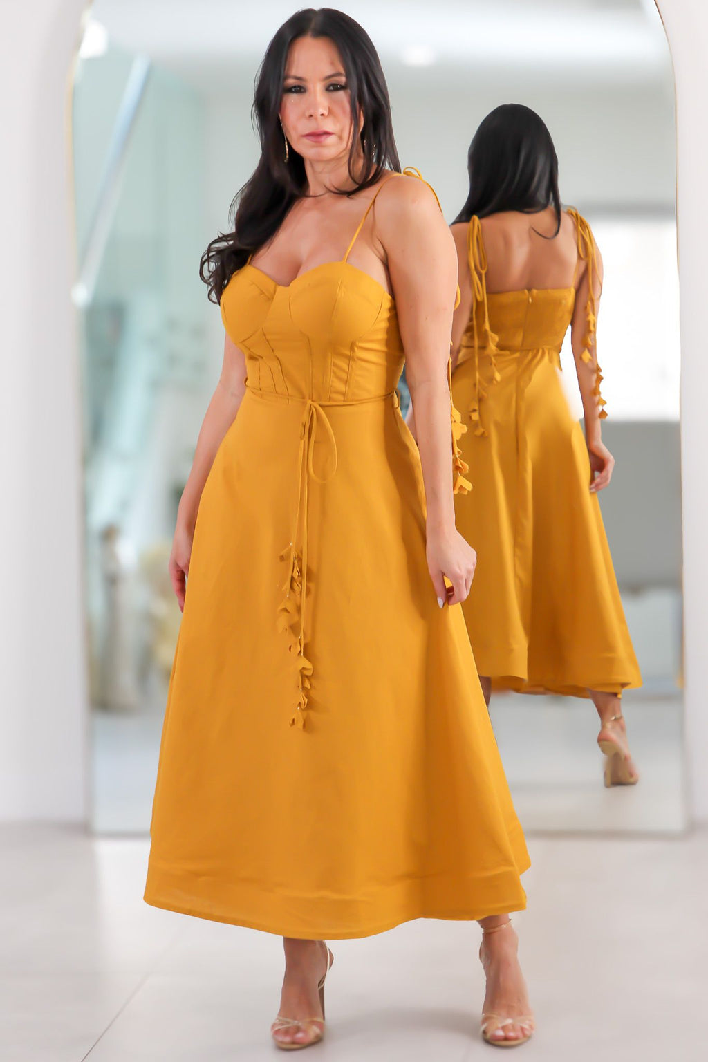 1003 Golden Hour Midi Dress