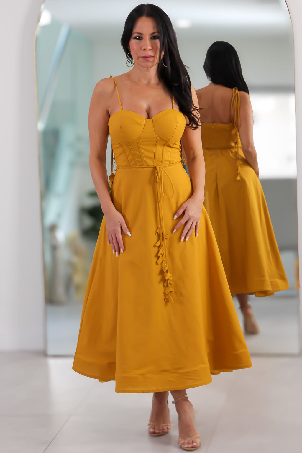 1003 Golden Hour Midi Dress