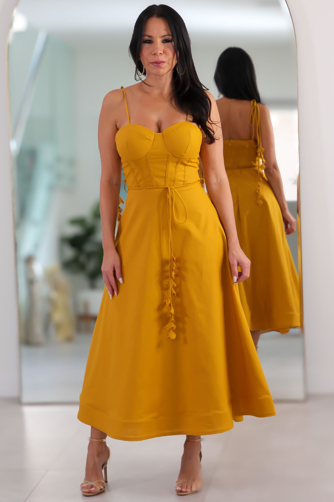 1003 Golden Hour Midi Dress