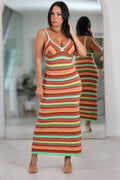 8188 Sunrise Knit Midi Dress