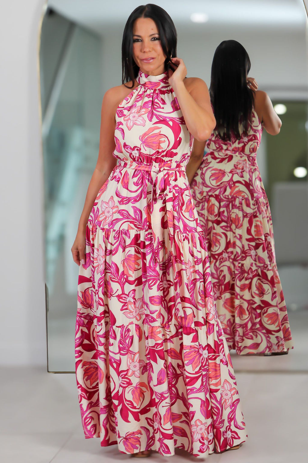 2970 Blooming Grace Maxi Dress