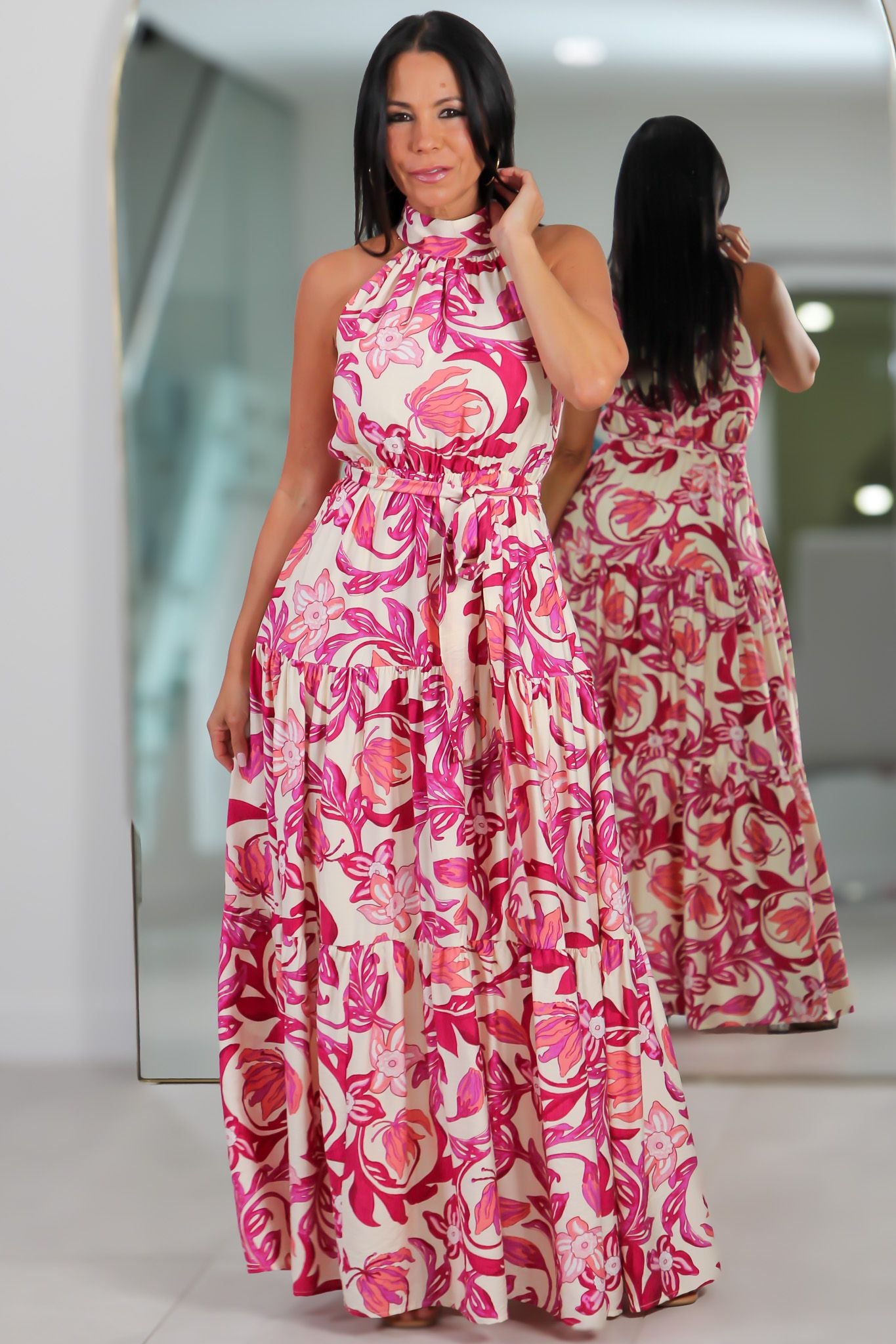 2970 Blooming Grace Maxi Dress