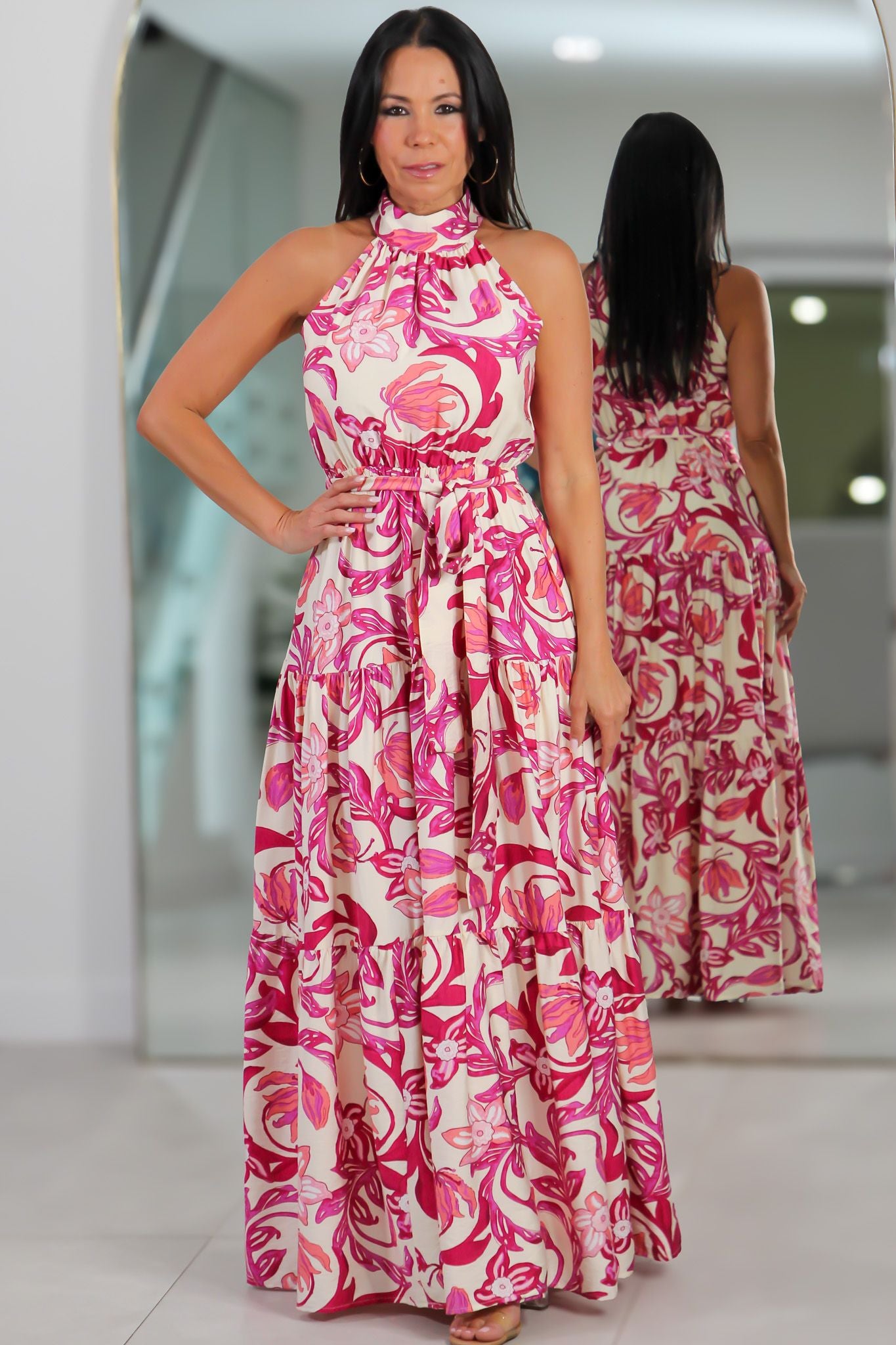 2970 Blooming Grace Maxi Dress