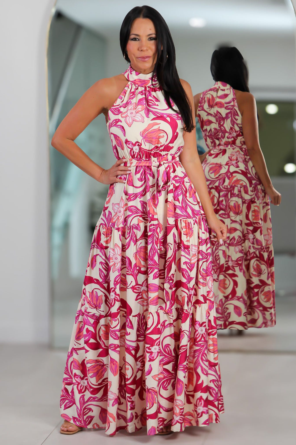 2970 Blooming Grace Maxi Dress