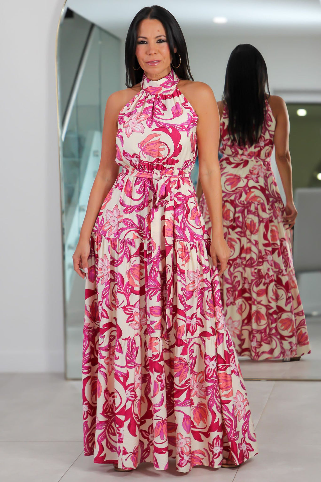 2970 Blooming Grace Maxi Dress
