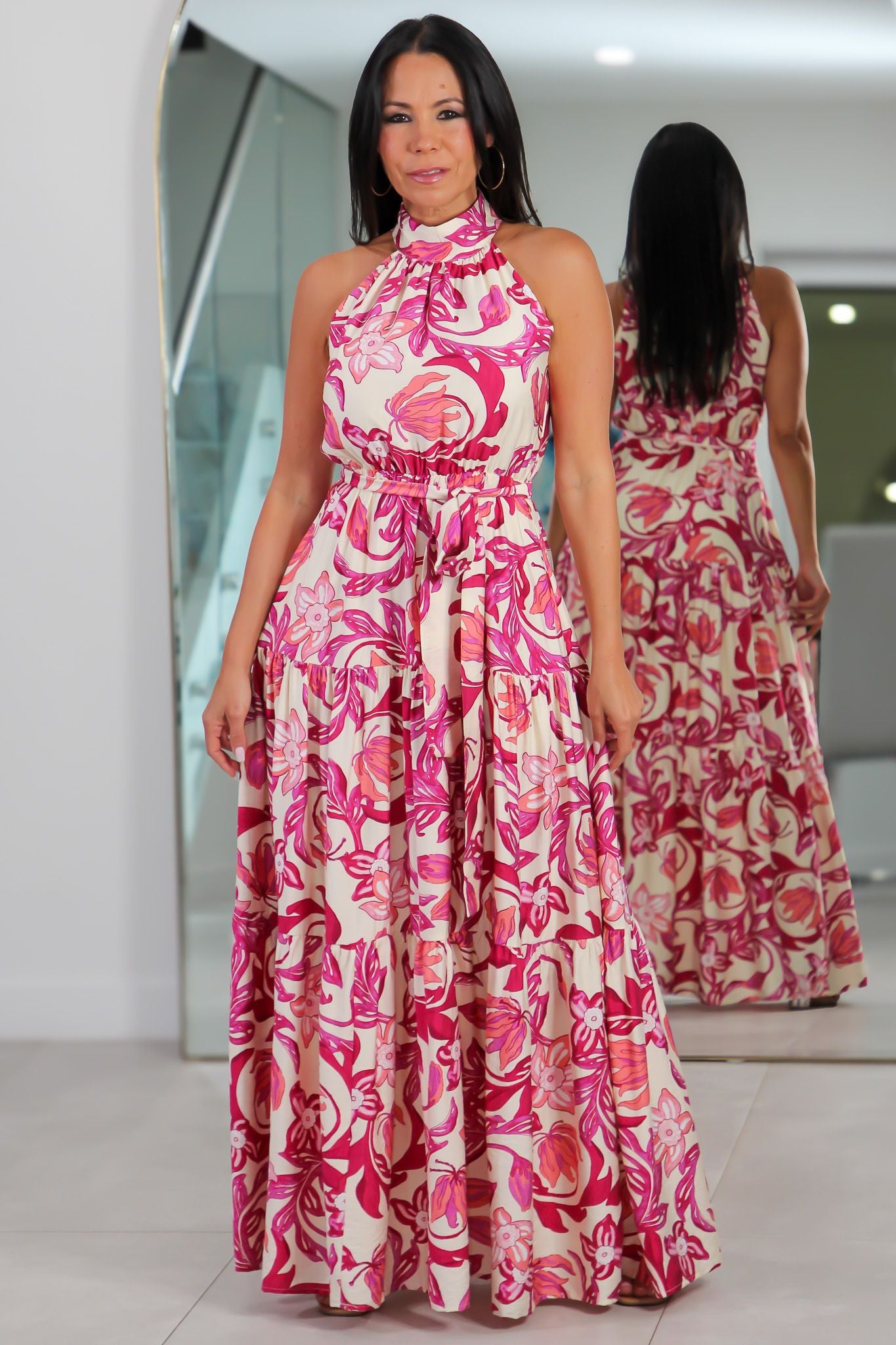 2970 Blooming Grace Maxi Dress