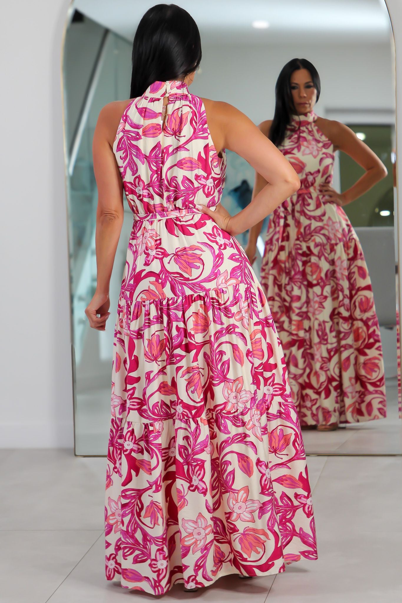 2970 Blooming Grace Maxi Dress