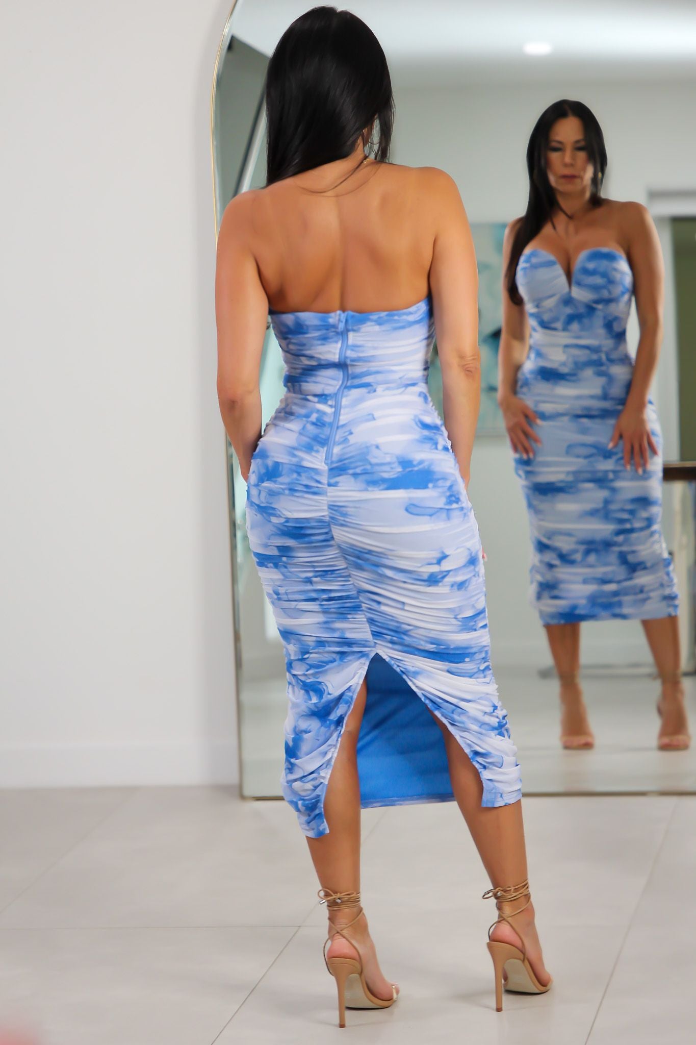 78187 Bluebell Romance Midi Dress