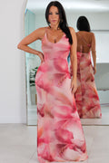 2283 Blooming Elegance Maxi dress.