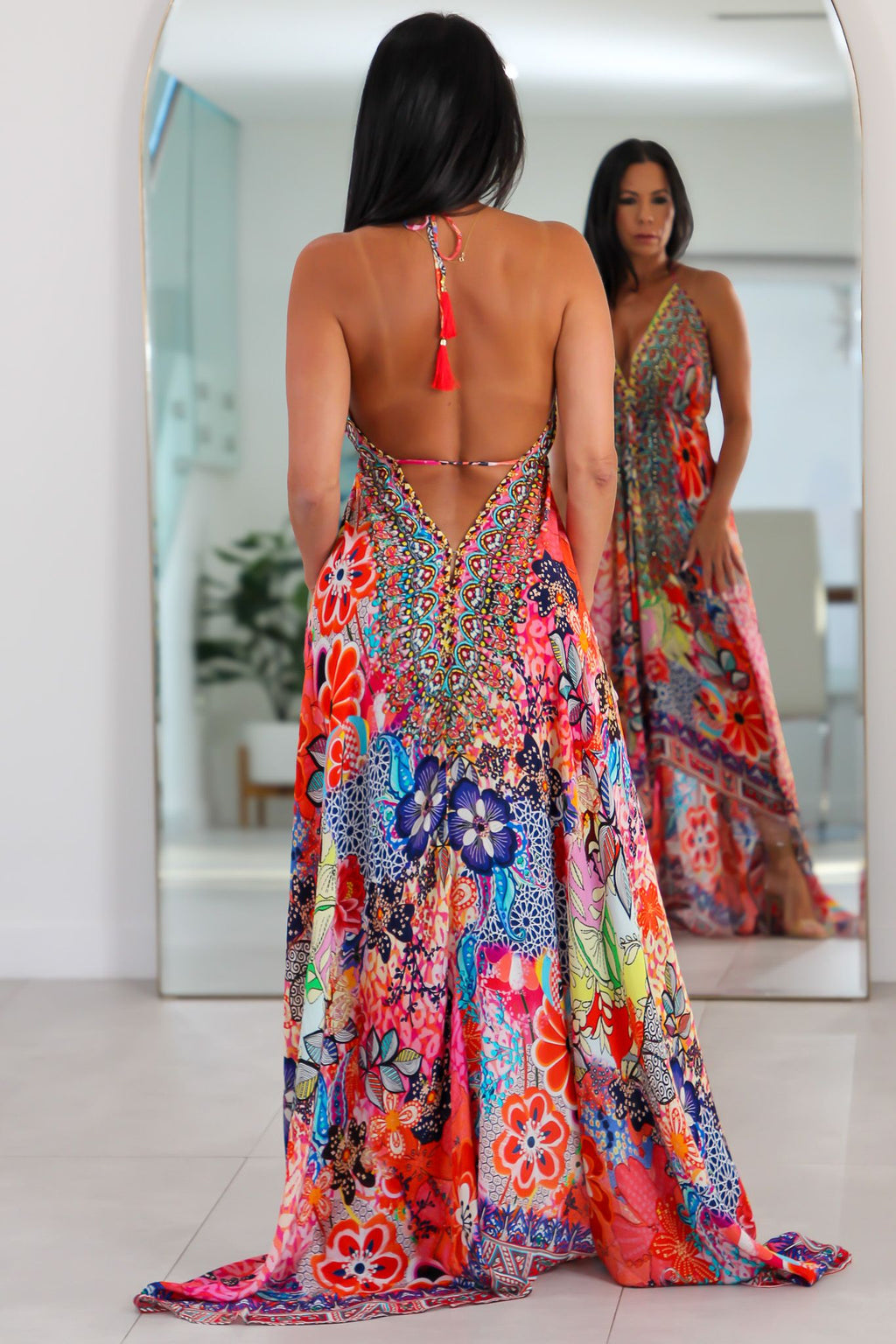 5026 Multi Color Stone Dress